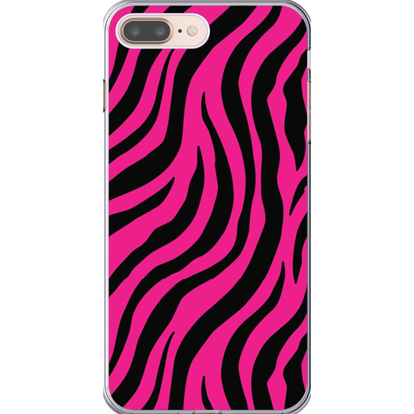 pink zebra print cell phone case