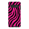 pink zebra print cell phone case