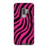 pink zebra print cell phone case