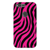 pink zebra print cell phone case