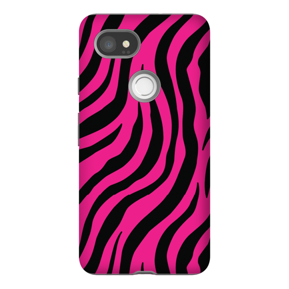 pink zebra print cell phone case