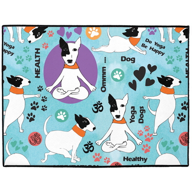 yoga dog dog mat