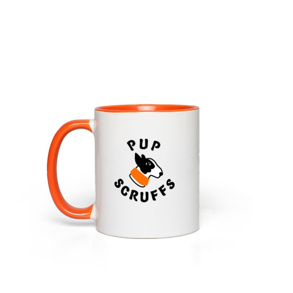 pup scruffs logo coffee mug