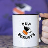 pup scruffs logo coffee mug